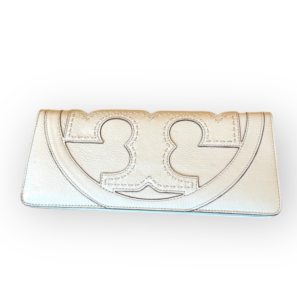 Tory Burch Amalie Leather Clutch